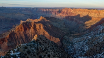 Shadows playing on the South Rim