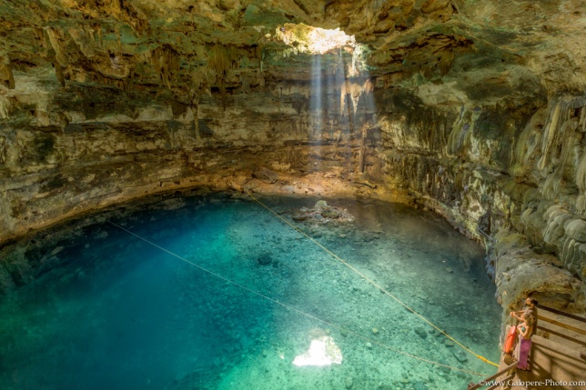 There are more than 6000 cenotes in Yucatan Peninsula. More famous than others, Samulá doesn't know the crowd on the early morning...